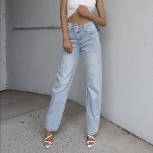 NWT PRINCESS POLLY Holly Asymmetric Jeans